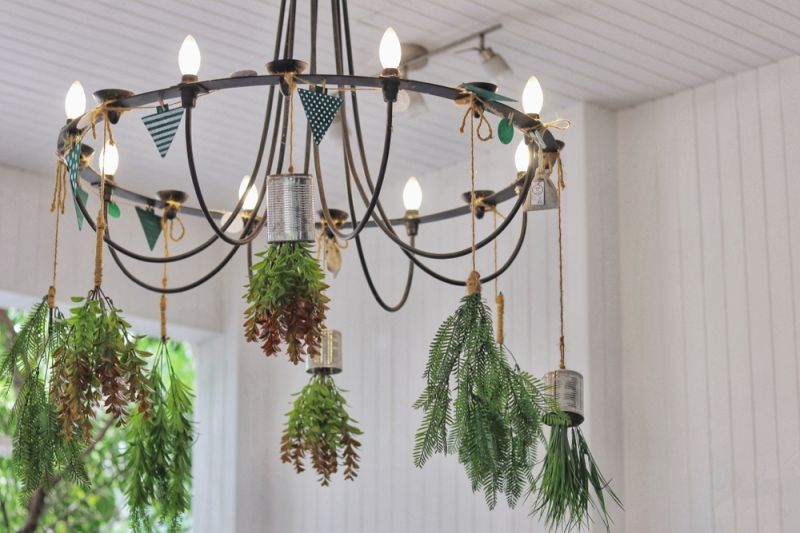 How to Make a Chandelier Hanging Planter