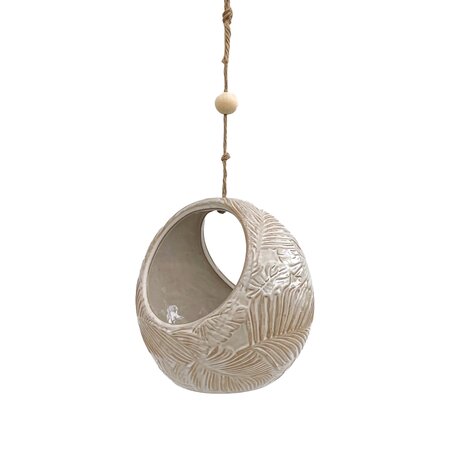 Embossed Hanging Pot 4"