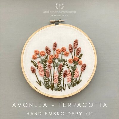 Embroidery Kit Avonlea Terracotta
