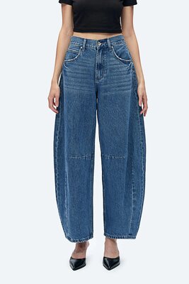 Blue Katia Barrel Jeans