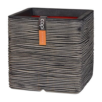 CAPI Rib Square Planter