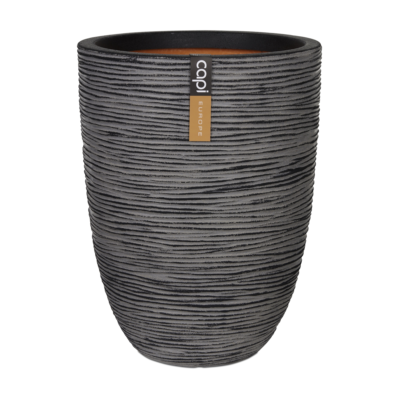 CAPI Rib Elegant Low Vase - Lacoste Garden Centre webshop | Winnipeg