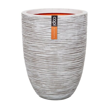 CAPI Rib Elegant Low Vase