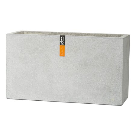 CAPI Smooth Middle Rectangle Planter
