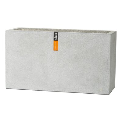 CAPI Smooth Middle Rectangle Planter