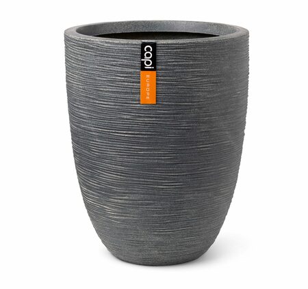 CAPI Rib Elegant Low Vase