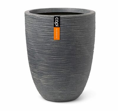 CAPI Rib Elegant Low Vase