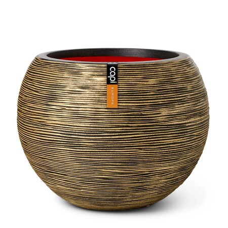 CAPI Rib Vase Ball Planter