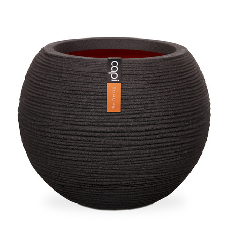 CAPI Rib Vase Ball Planter