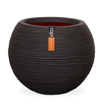 CAPI Rib Vase Ball Planter