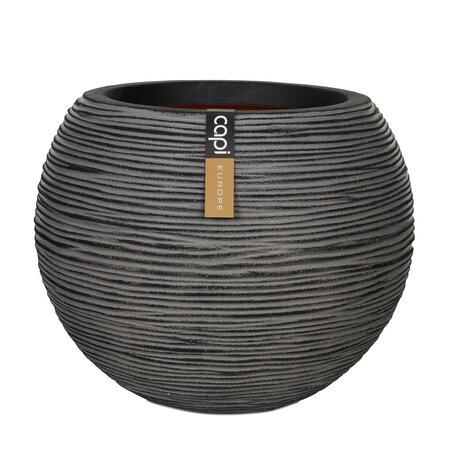 CAPI Rib Vase Ball Planter