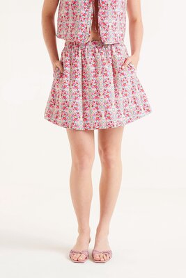Sugar Print Padded Skirt