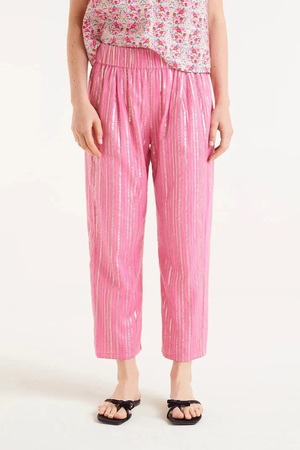 Pink Lurex Trousers