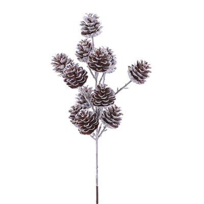 Whitewash Pinecone Pick