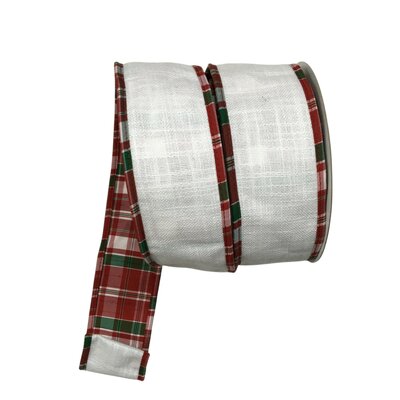 Plaid Back Cotton Ribbon