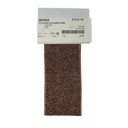 Copper Glitter Ribbon