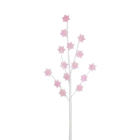 Pink Snowflake Spray