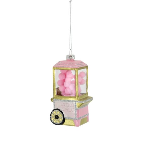 Pink Glass Pop Candy Ornament