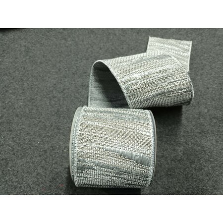 Grey Jacquard Ribbon