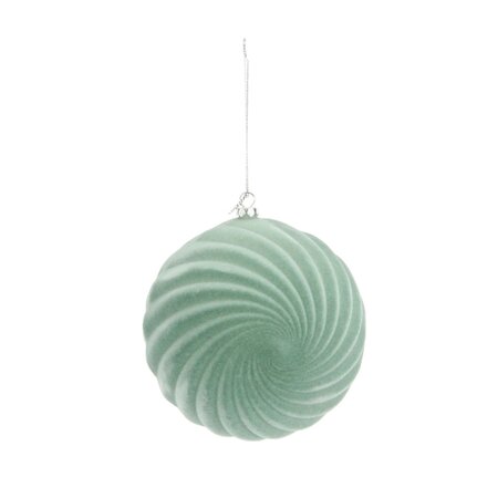 Sage Swirl Ball Ornament