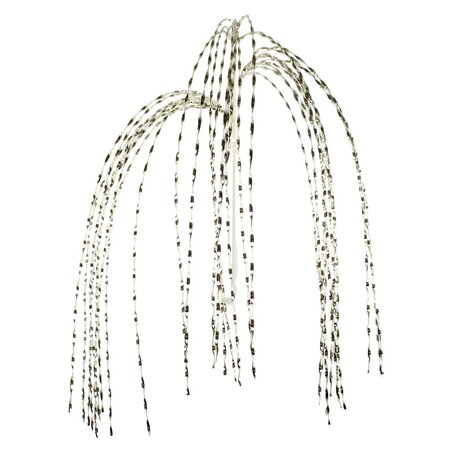 Gold Tinsel Hanging Spray