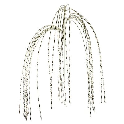 Gold Tinsel Hanging Spray