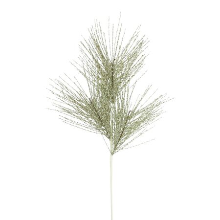 White Tinsel Grass Garland