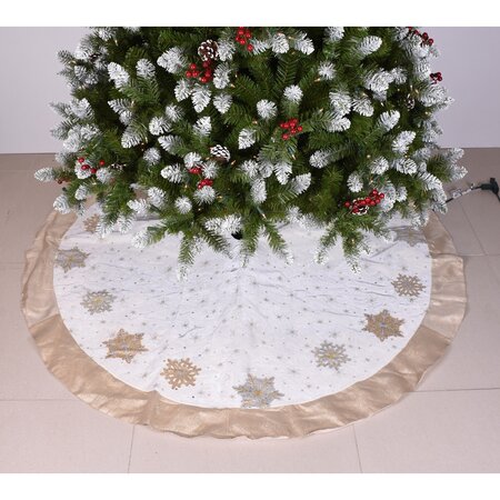 Snowflake Tree Skirt