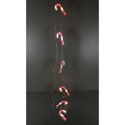 LED Candy Cane Garland