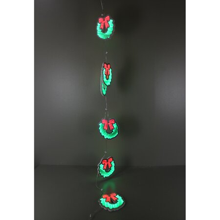 LED Wreath Garland