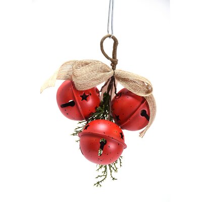 Red 3 Bell Ornament