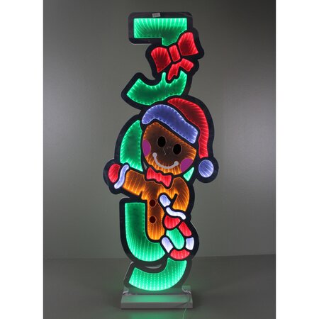 LED Joy Gingerbread /Base