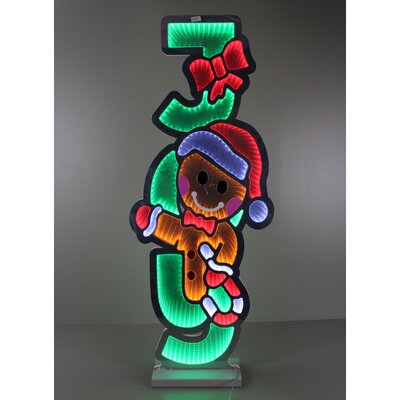 LED Joy Gingerbread /Base