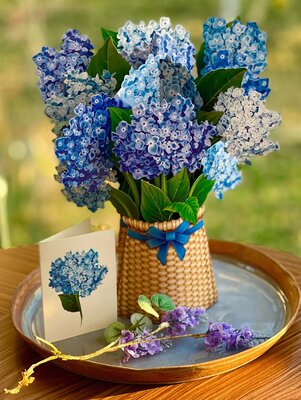 Nantucket Hydrangea Card