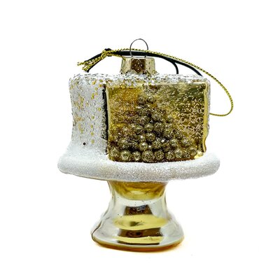 Glitter Cake Ornament