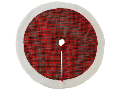 Red Plaid Tree Skirt