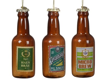 Beer Bottle Ornaments