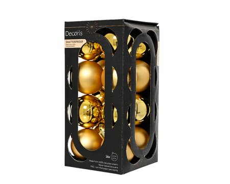 Gold Ball Ornaments 16