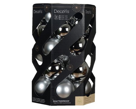 Silver Ball Ornaments