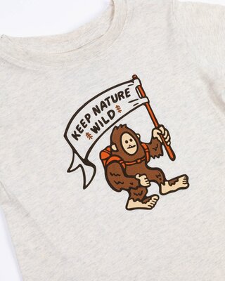Cream Sasquatch Toddler Tee