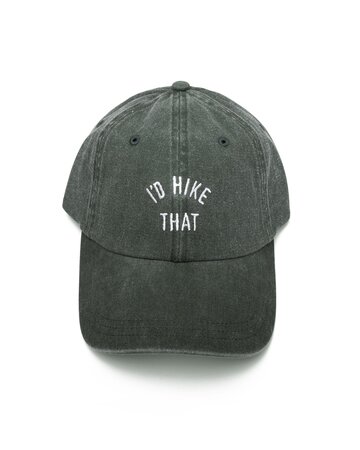 Green I'd HIke That Dad Hat