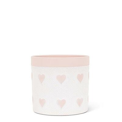Pink Heart/Dot Pot