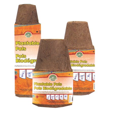 PLA 2.5" Cocon Coir Pot 12/pkg