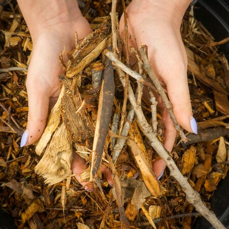 Rough Wood Mulch Half Yard