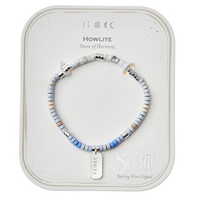 Howlite Charm Bracelet