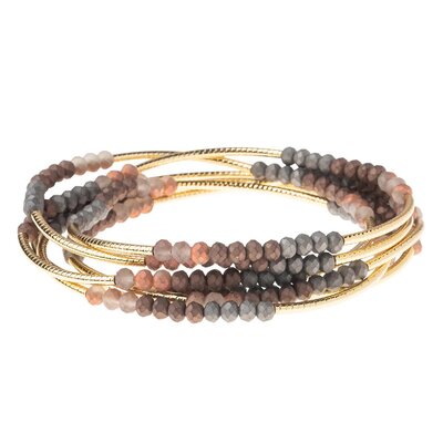 Metallic/Gold Wrap Bracelet