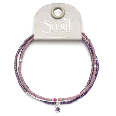 Purple/Silver MIY Bracelet