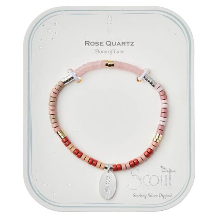 Rose Quartz CharmBracelet