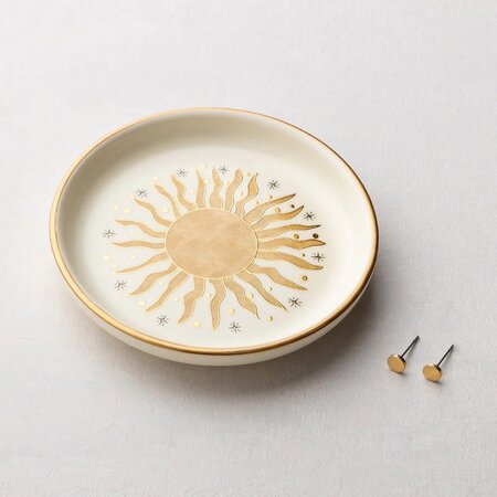 Sun Ray Dish/Earring Set